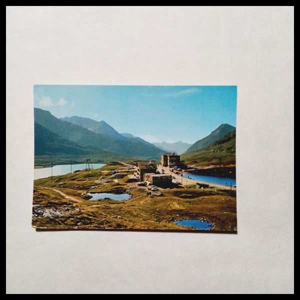 Ansichtskarte-Passo del BERNINA. mit Lago Bianco.