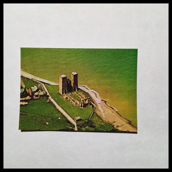 Ansichtskarte-Reculver Church, Kent.