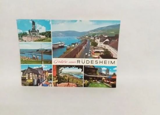 ​Ansichtskarte-A868-Grüße aus Rüdesheim am Rhein.