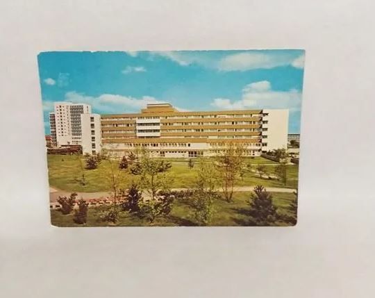 ​Ansichtskarte-A749-Karlsruhe. St.-Vincentius-Krankenhaus.