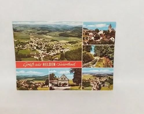 ​Ansichtskarte-A848-Gruß aus HELDEN im Sauerland.