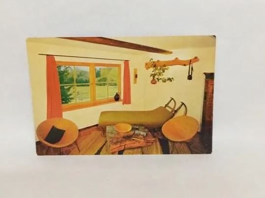 Ansichtskarte-A802-Waldferiendorf Dürrwies.Wohnteil einer Ferienwohnung.