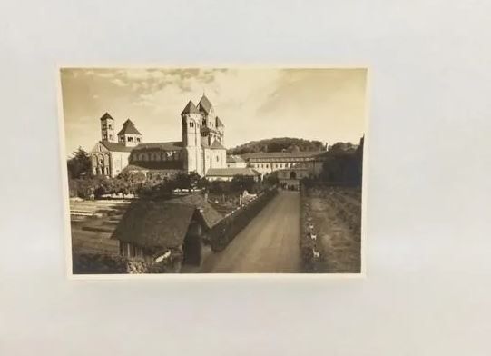 Ansichtskarte-A812-Maria Laach, Basilika und Pfortenbau.