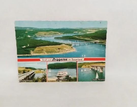 Ansichtskarte-A831-Gruß vom Biggesee im Sauerland