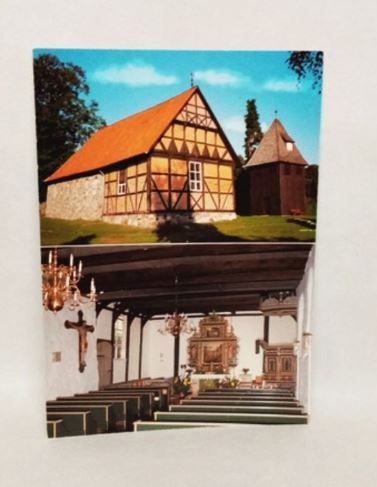 ​Ak-H52-St.Magdalenen Kirche. Undelohe/Nordheide.