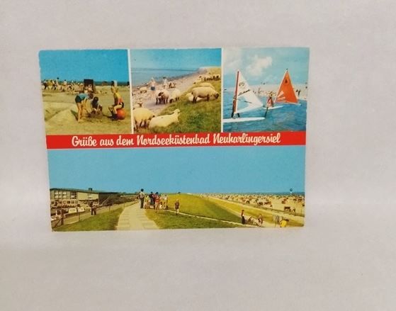 AK- 730. Grüße aus Neuharlingersiel. Ak--gelaufen.