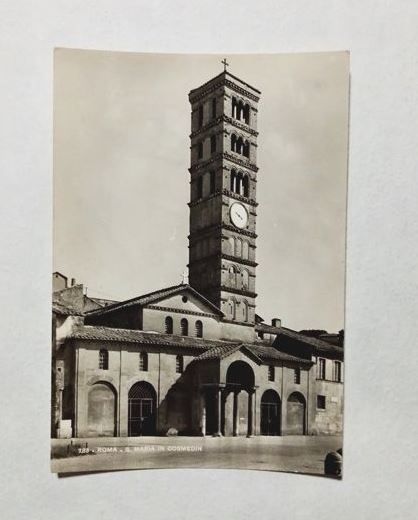 Ak-ROMA-St. Maria in Cosmedin. Ansichtskarte,B-476- ungelaufen.