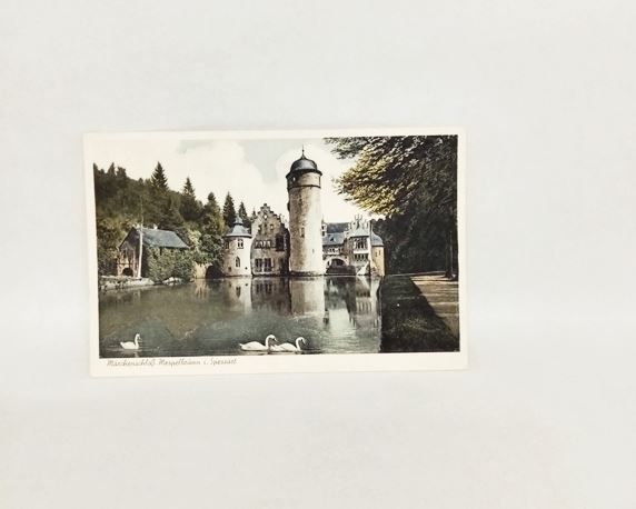 AK- 810. Märchenschloß Mespelbrunn. Ak--ungelaufen.