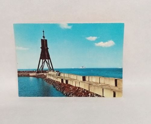 AK- 763. Cuxhaven, an der Kugelbake.