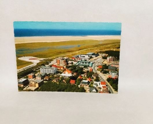 Ansichtskarte- H-50-St. Peter-Ording-Luftaufnahme.