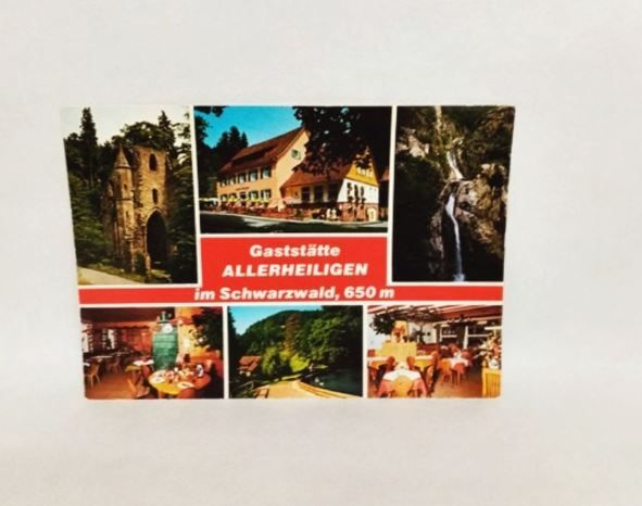 Ak-A932-Gaststätte Allerheiligen im Schwarzwald.