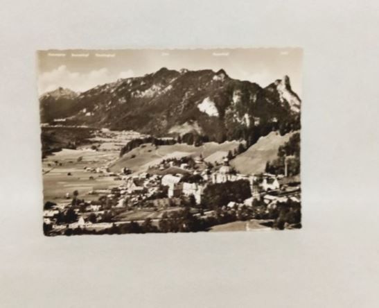 Ak-A878-Abtei Ettal u, Ammergauer Alpen.