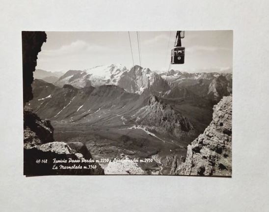 Ansichtskarte,B-496- ungelaufen. Passo-Pardoi-La Marmolada.