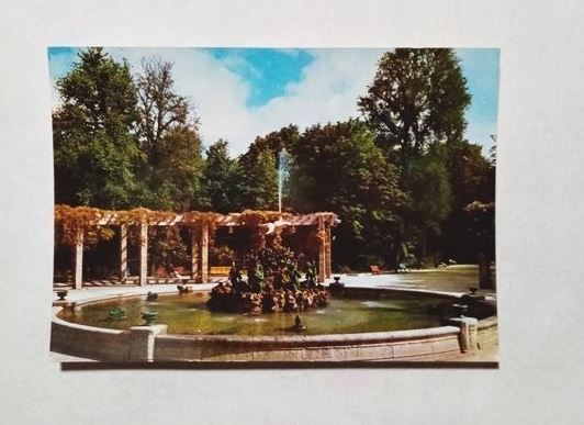 Ak-B-487-VALLADOLID. The Orn Fountain and Pergola.