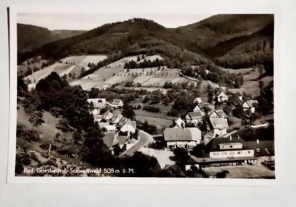 AK 579. Bad Grießbach im Schwarzwald.