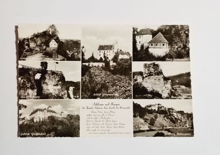 AK. Burgen und Schlösser der Fränk. Schweiz.