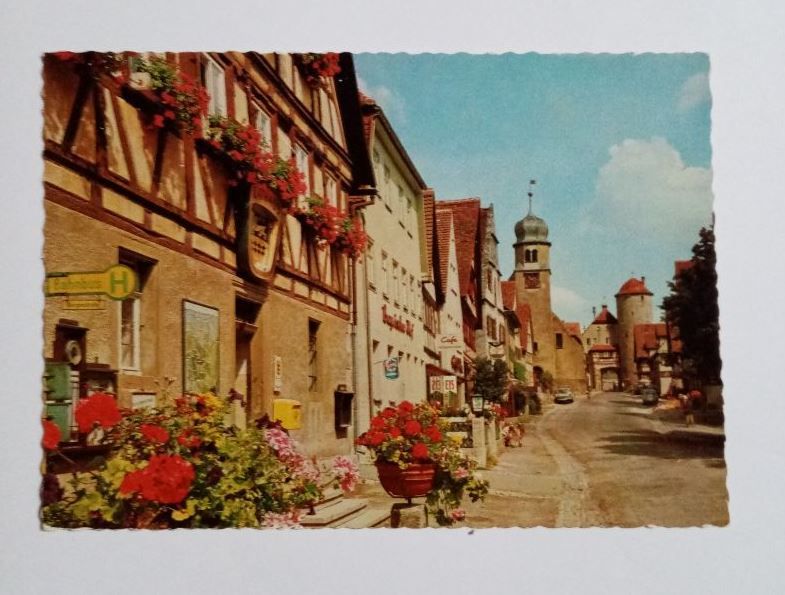 Ansichtskarte-AK 450. LANGENBURG Hauptstraße.