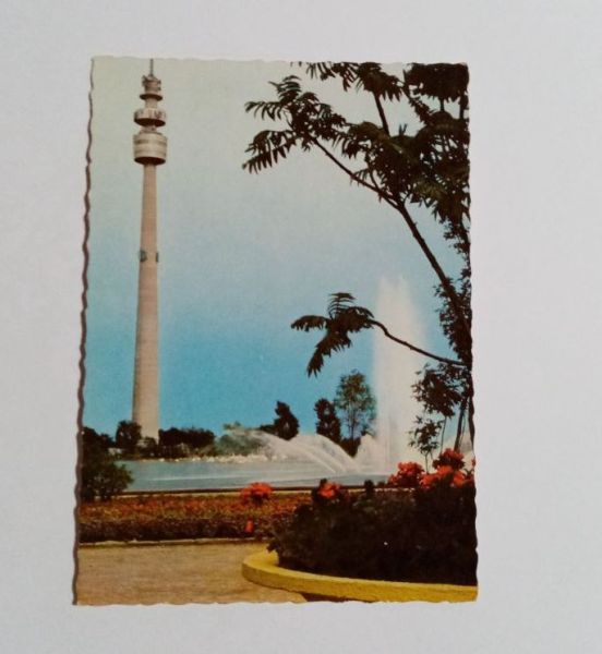 Ansichtskarte-AK 308. Dortmund. Fernsehturm im Park.