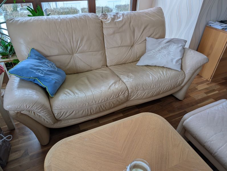 Couchgarnitur Leder