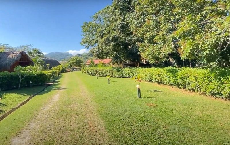 Parkanlage in der Dominikanischen Republik