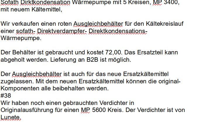 Sofath  MT 11.10 Direktverdampfer Wärmepumpe Reparatur MP 3400 37