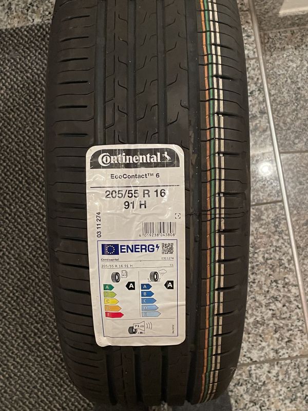 PKW-Sommerreifen CONTINENTAL Eco Contact 6, neuwertig