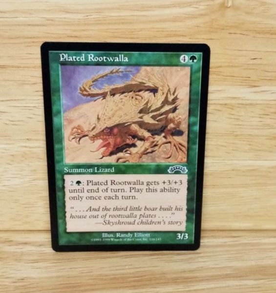 Magic The Gathering-So-2182-Gepanzerte Wurzeleidechse Exodus -