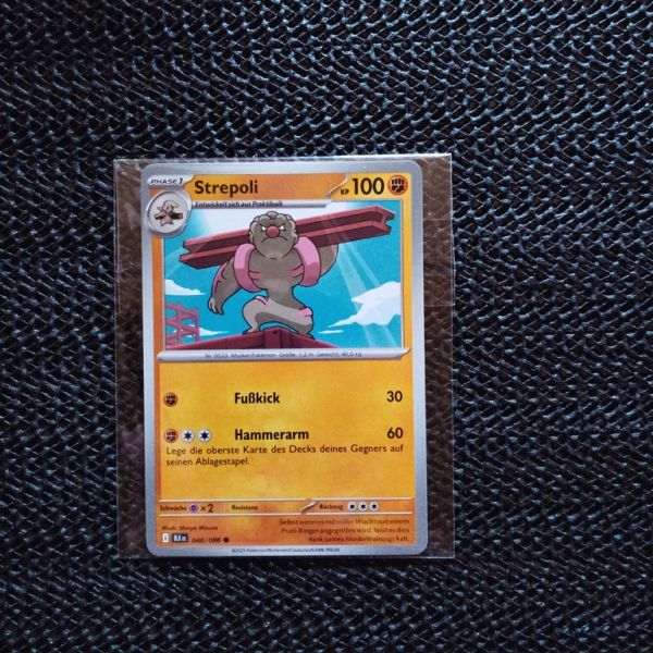 Pokemon Sammelkarte -- Strepoli