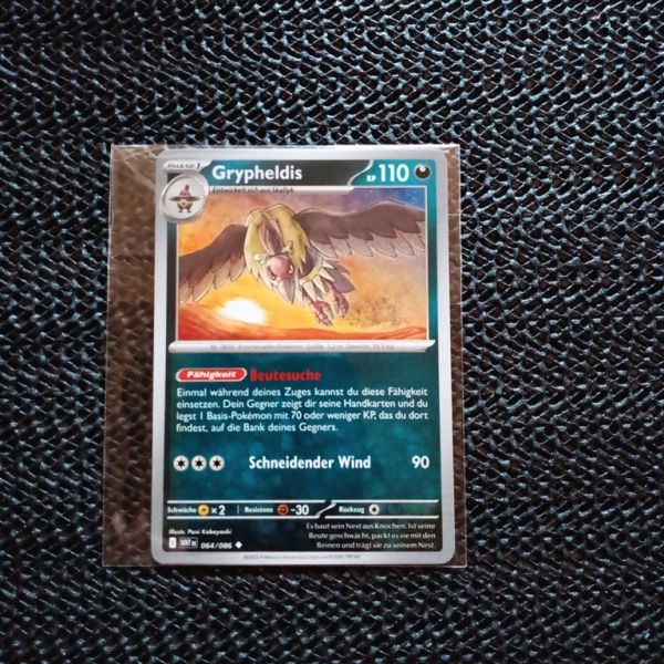 Pokemon Sammelkarte -- Grypheldis
