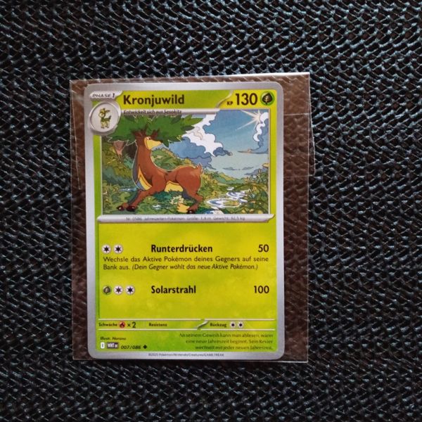 Pokemon Sammelkarte -- Kronjuwild