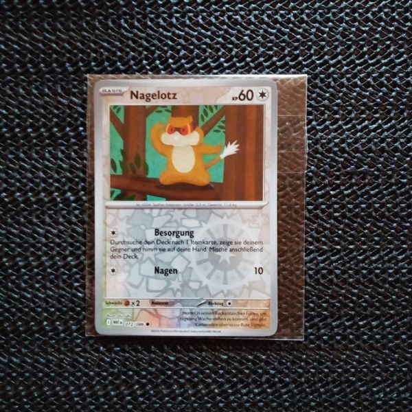 Pokemon Sammelkarte -- Nagelotz.