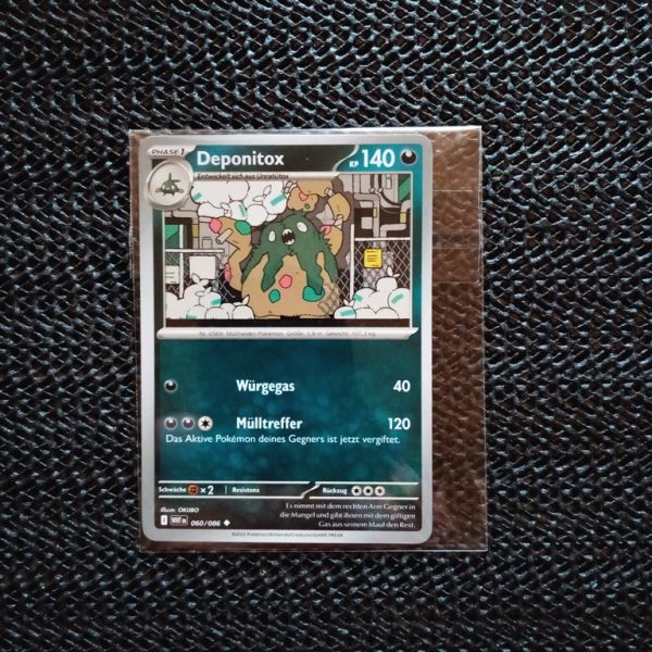Pokemon Sammelkarte -- Deponitox