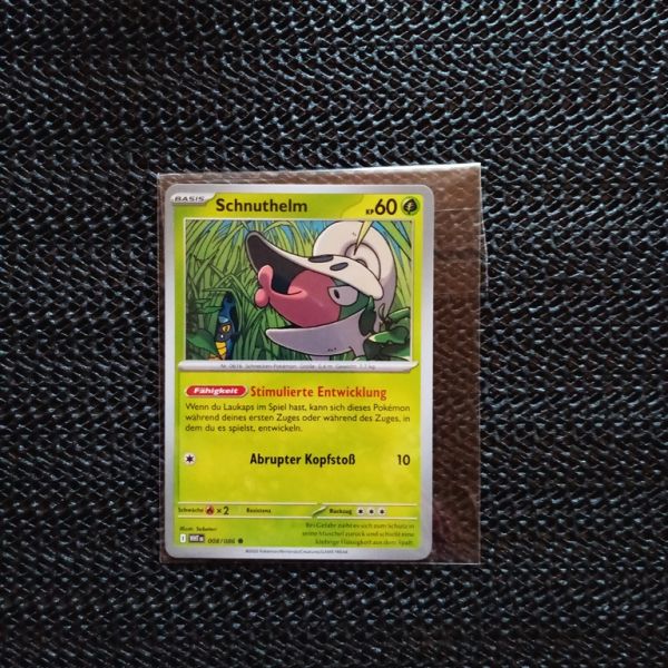 Pokemon Sammelkarte -- Schnuthelm