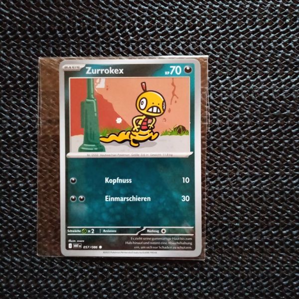 Pokemon Sammelkarte --Zurrokex