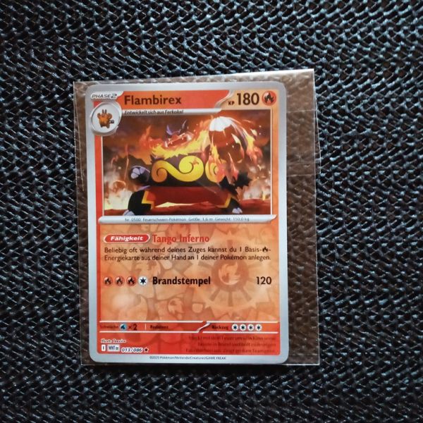 Pokemon Sammelkarte -Flambirex