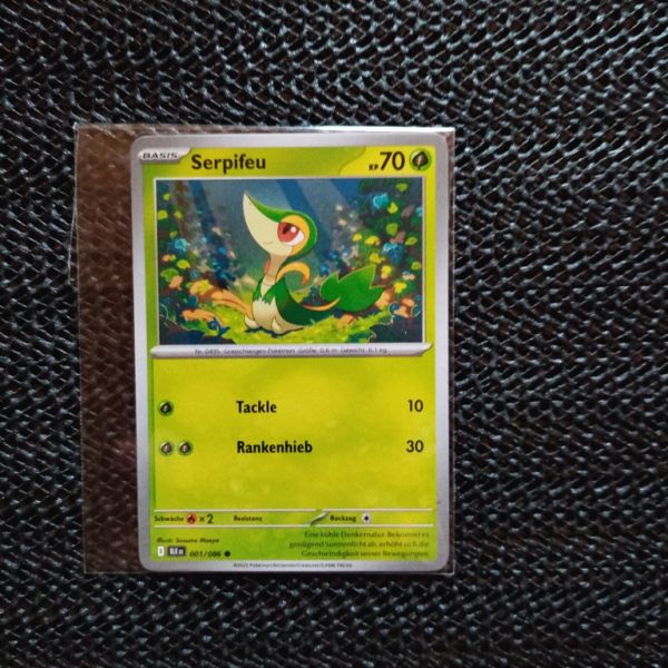 Pokemon Sammelkarte --Serpifeu