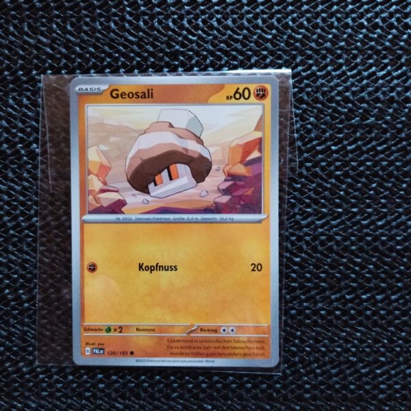 Pokemon Sammelkarte --Geosali-Kopfnuss