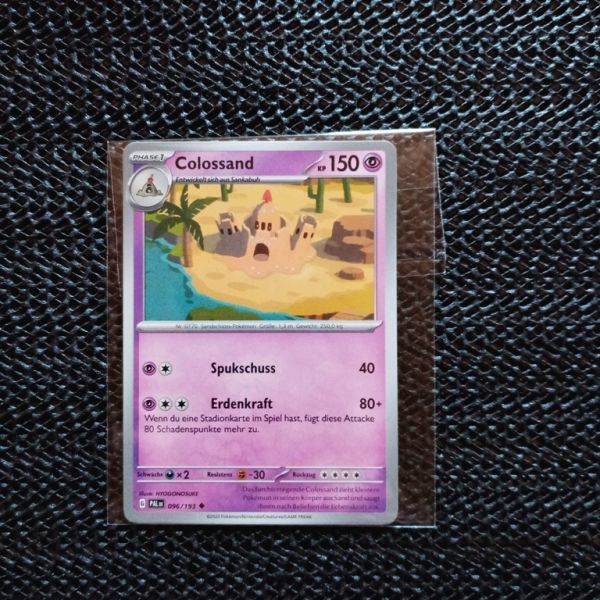 Pokemon Sammelkarte --Colossand-Spukschuss