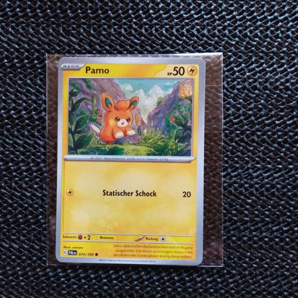 Pokemon Sammelkarte --Pamo-Statischer Schock