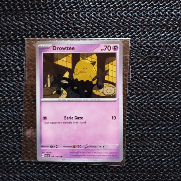 Pokemon Sammelkarte --Drowzee