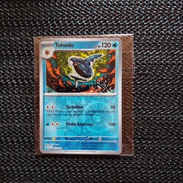 Pokemon Sammelkarte -Tohido-Zerbeißen