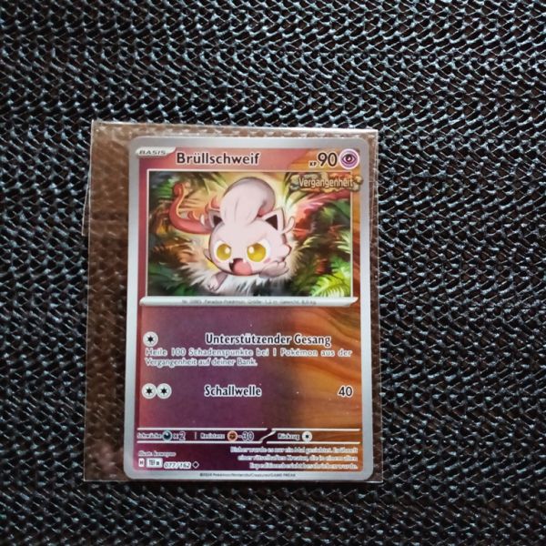 Pokemon Sammelkarte --Brüllschweif-Unterstützender Gesang