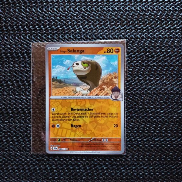 Pokemon Sammelkarte --Hops Salanga-Reviermacher.