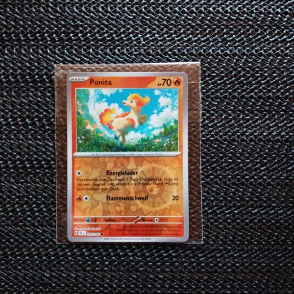 Pokemon Sammelkarte --Ponita-Energielader