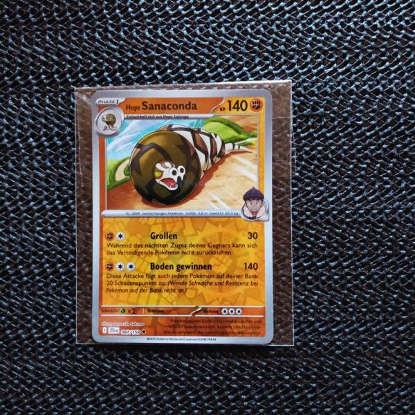 Pokemon Sammelkarte --Hops-Sanacondra-Grollen