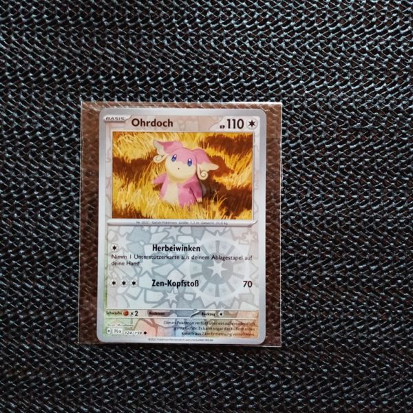 Pokemon Sammelkarte --Ohrdoch-Herbeiwinken