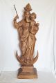 Statue Mutter Gottes mit Jesuskind 69 cm, Holzschnitzerei 165€, VB