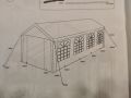 Neuwertiges Zelt 8m x 4m